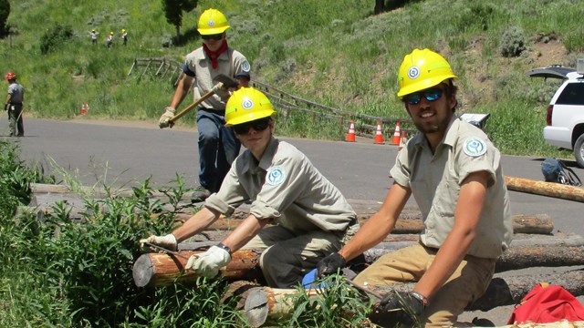 Youth Conservation Corp in Yellowstone National Park
