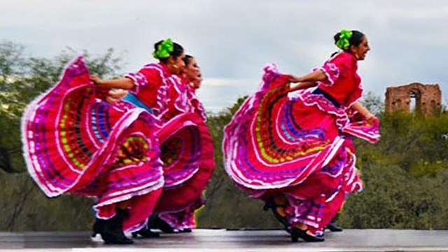 Dancers at La Fiesta de Tumacácori