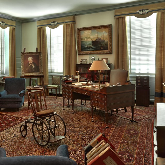 Image of Franklin Delano Roosevelt's study