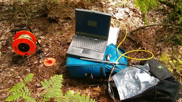 Tools used to collect data for water monitoring. 