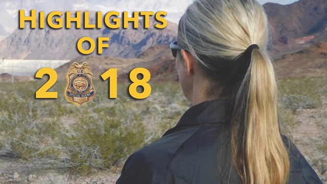 An ISB Special Agent stands in a desert landscape.