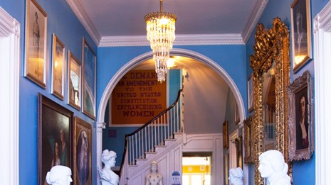 foyer of Sewall Belmont House