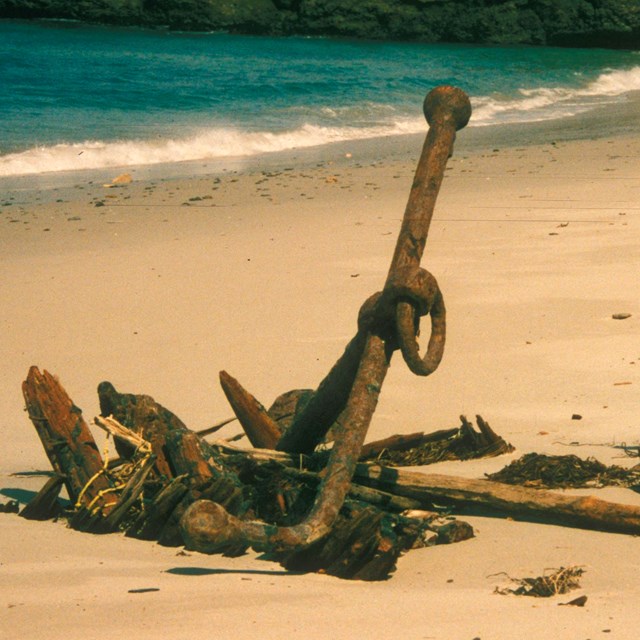 Beached Shipwreck Archeology