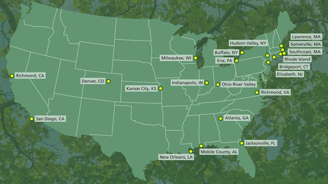 Groundwork Trust Map