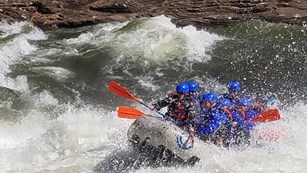 Rafters take on water in Sweets Falls