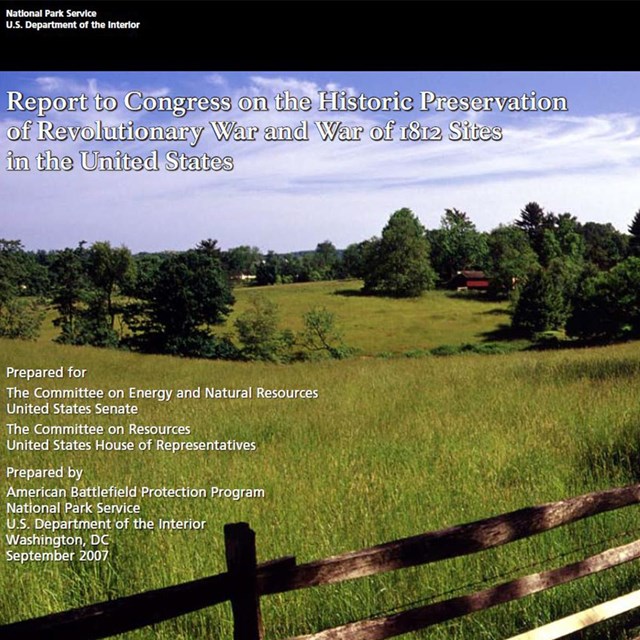 cover of official National Park Service report