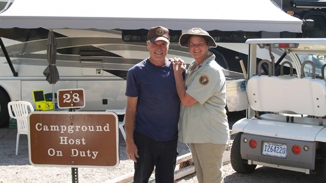 Recreational vehicle in Greenbelt Park 