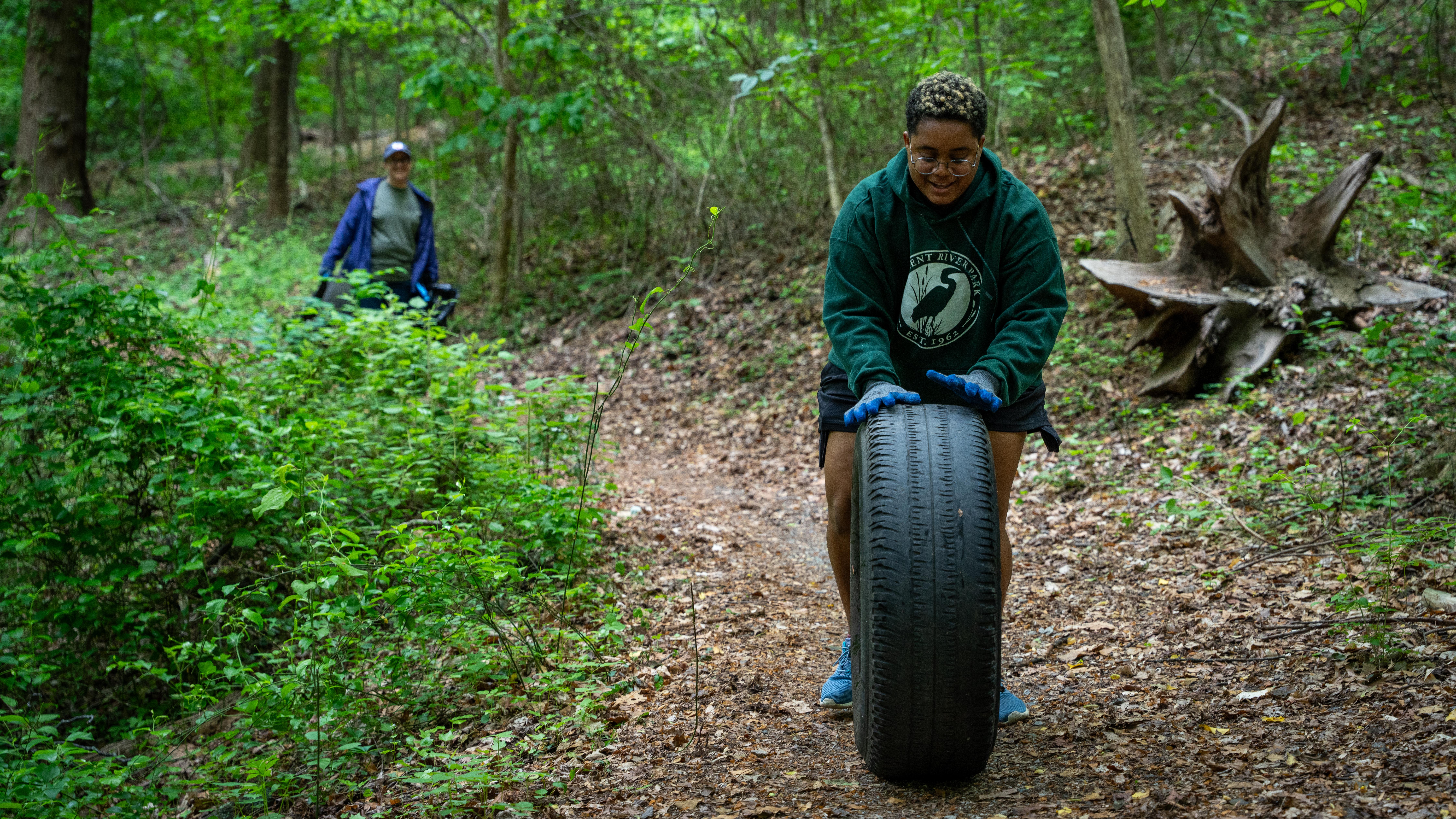 Earth Day Park Clean-Up at Fort Davis in Washington, DC