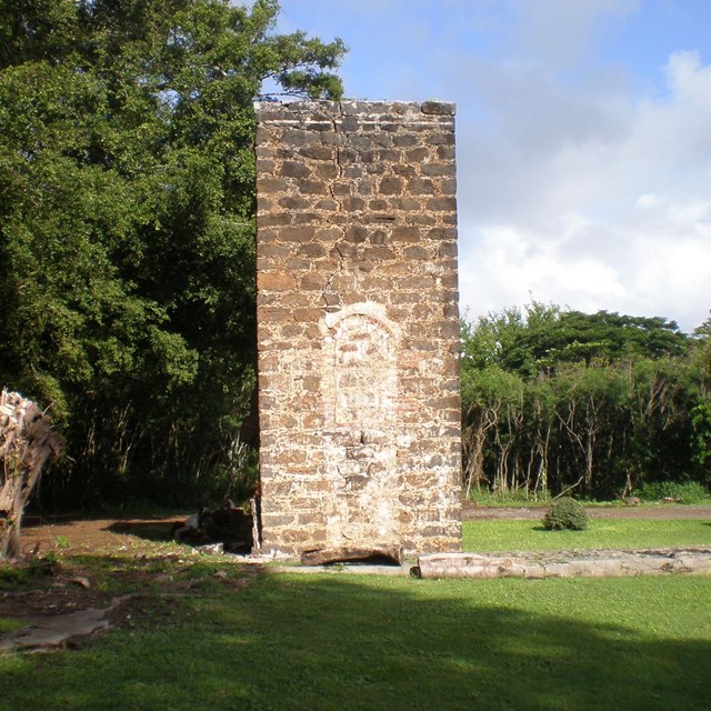 The Old Sugar Mill chimney and ruins Photograph by Dave and Margie Hill Kleerup, Flickr