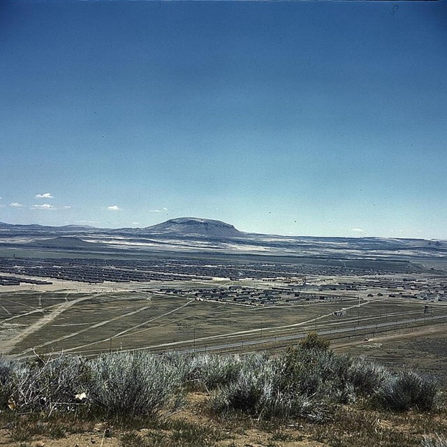 Picture of Tule Lake Segregation Center in Color