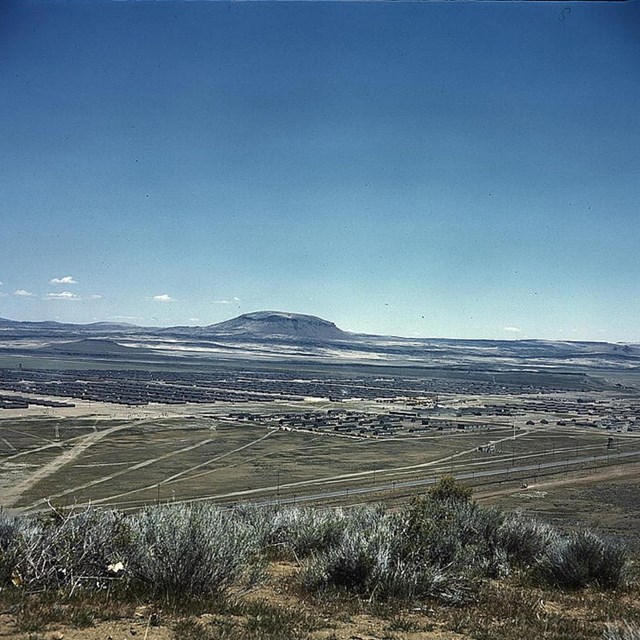 Picture of Tule Lake Segregation Center in Color, NPS photo. 