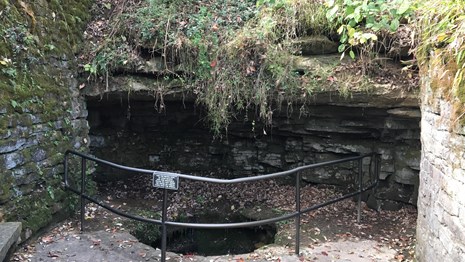 The Sinking Spring was the water source for the Lincoln family