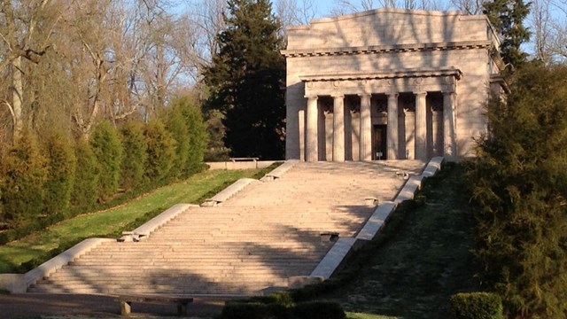 The First Lincoln Memorial in spring