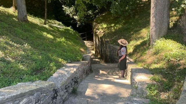 The Sinking Spring was the water source for the Lincoln family