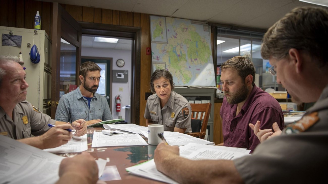 Park staff meeting 