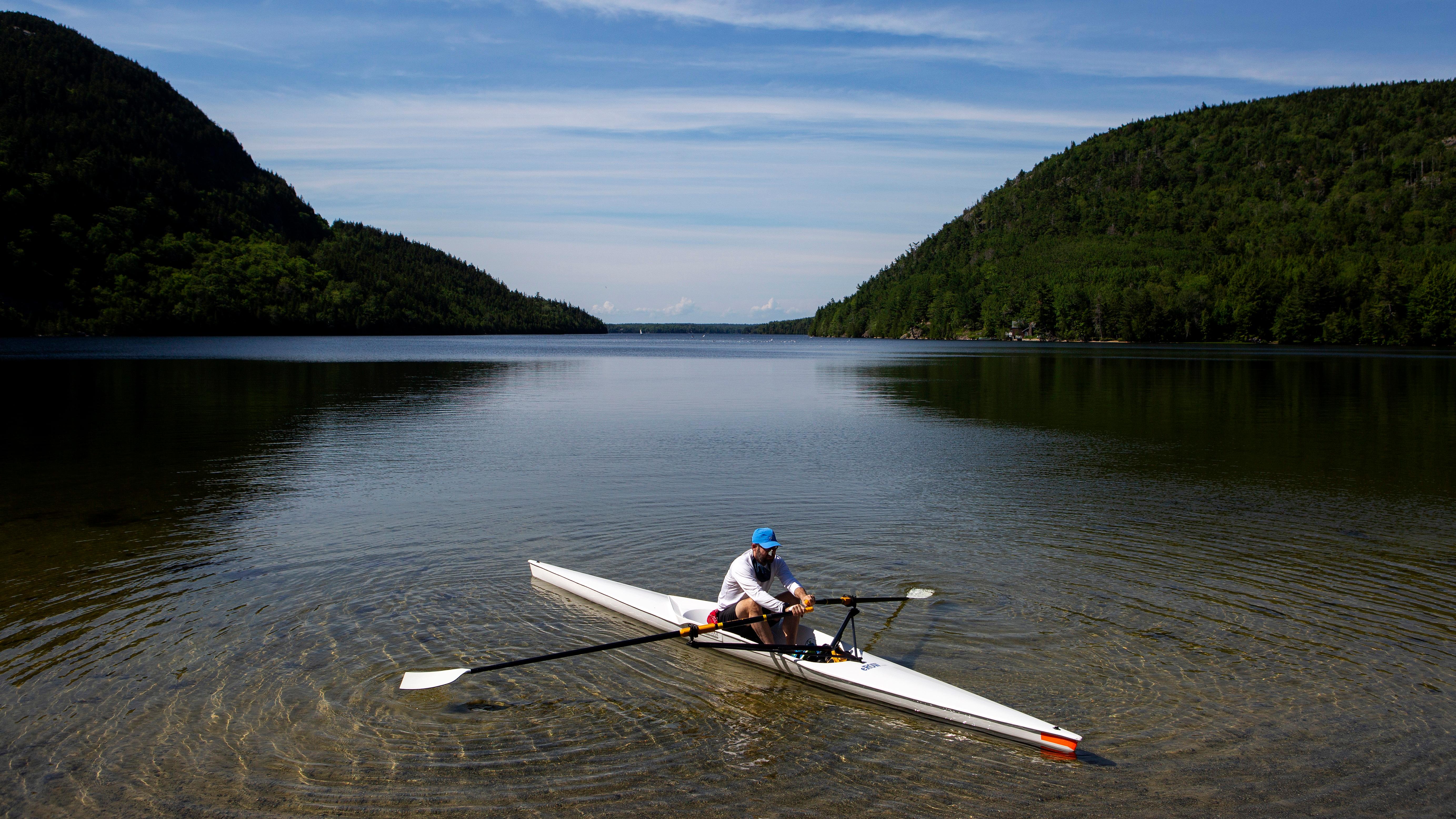 Boating on the waters near Acadia National Park