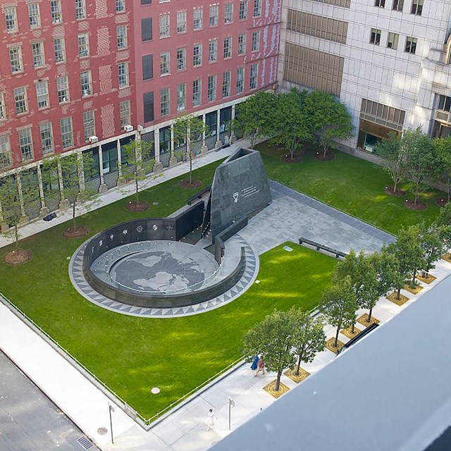 A view of the outside memorial, Ancestral Chamber