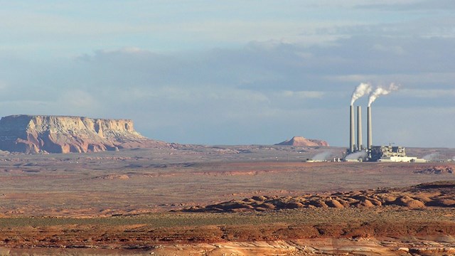 View of Navajo Generating Station