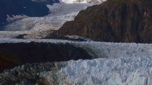 Marjorie Glacier in Glacier Bay National Park.