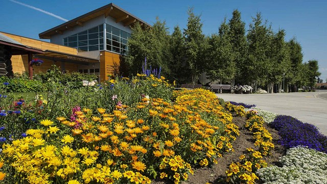 the alaska public lands information center building in Fairbanks