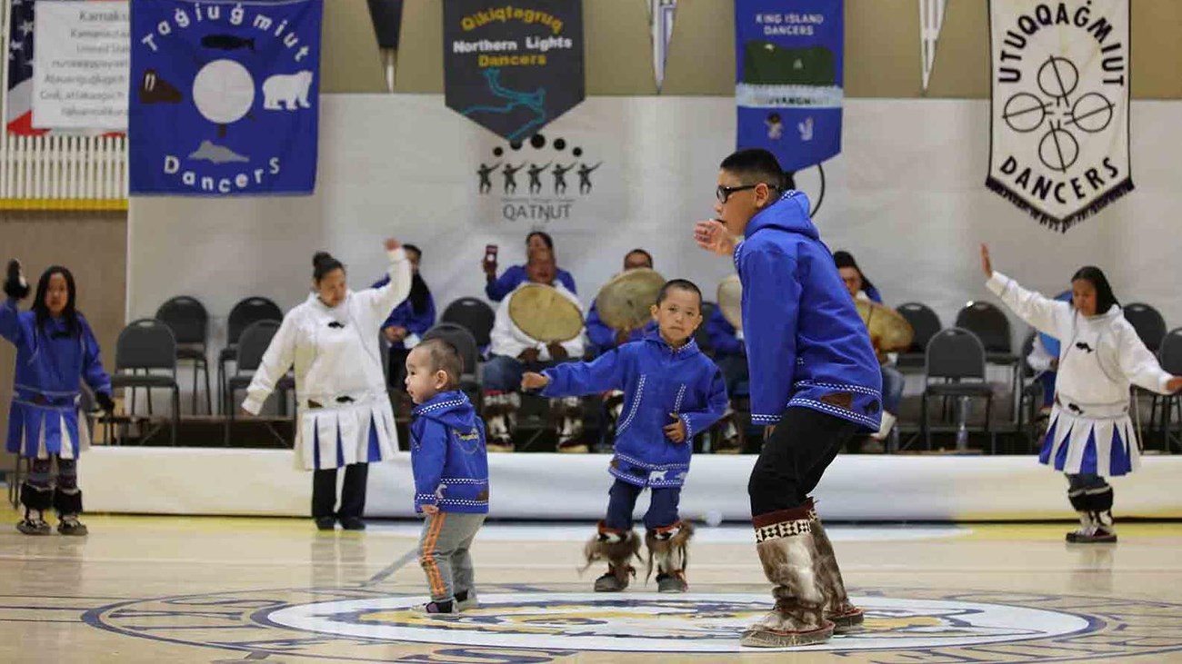 Traditional dancers of all ages.