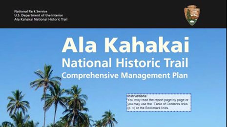 Final Comprehensive Management Plan (CMP) for the Ala Kahakai National Historic Trail