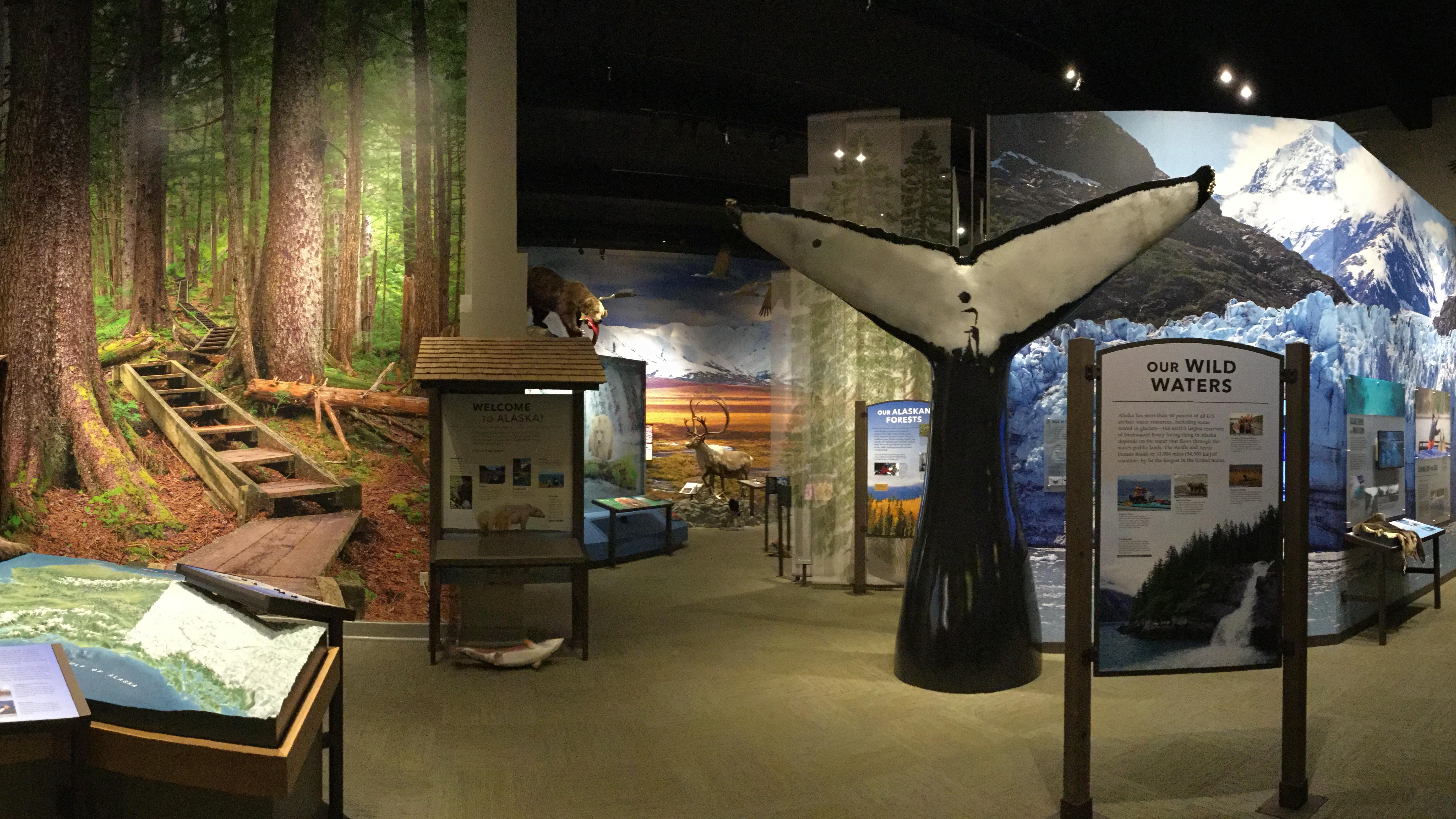 Anchorage Alaska Public Lands Information Center Exhibit Hall