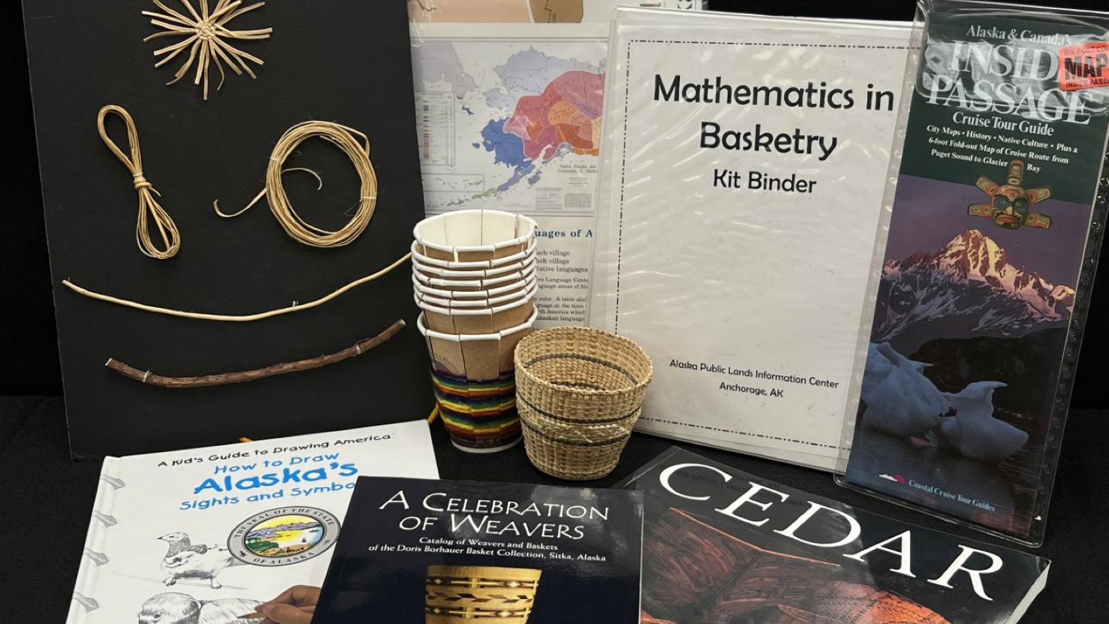 Various Materials from Alaska Public Lands Information center Mathematics in Basketry Education Kit