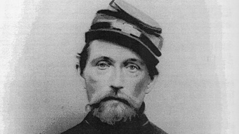 Portrait of Union Soldier in Civil War Uniform  