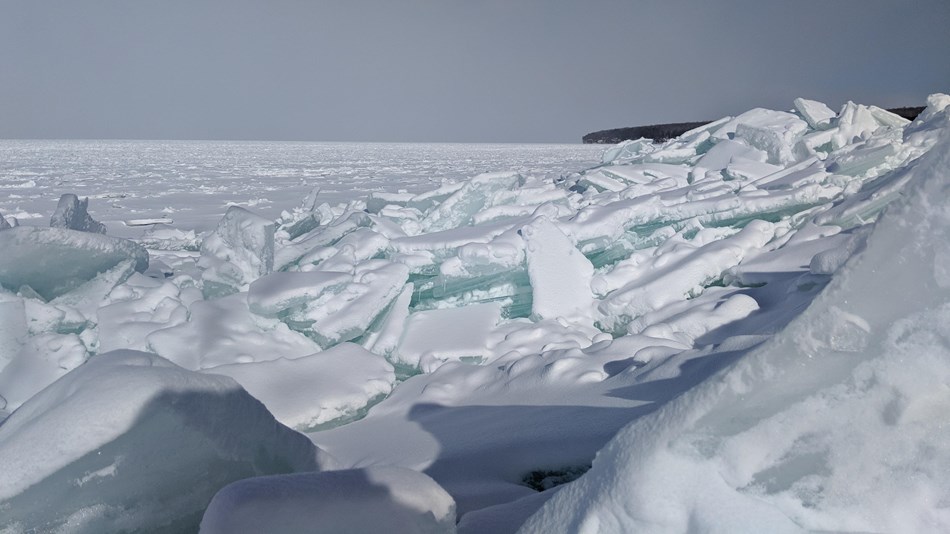 Mainland Sea Caves with some ice beginning to form