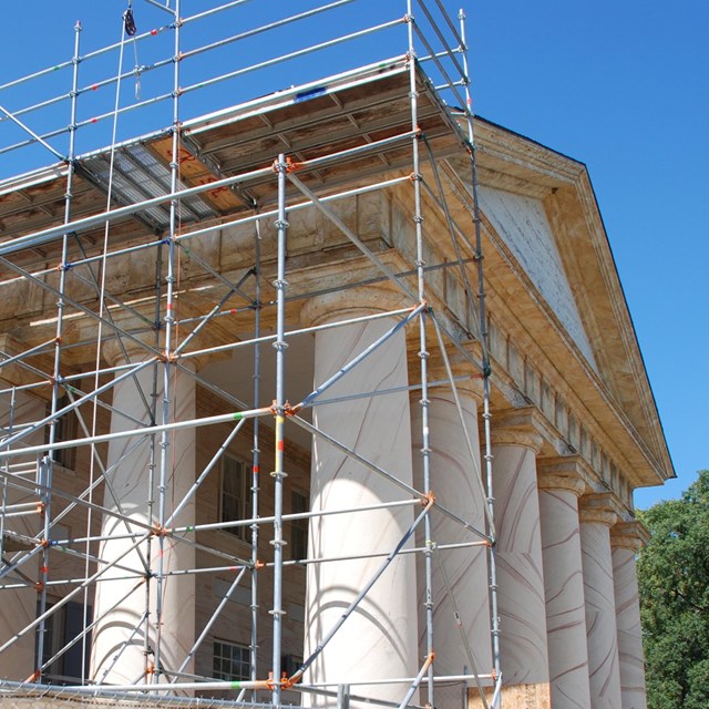 Arlington House under construction