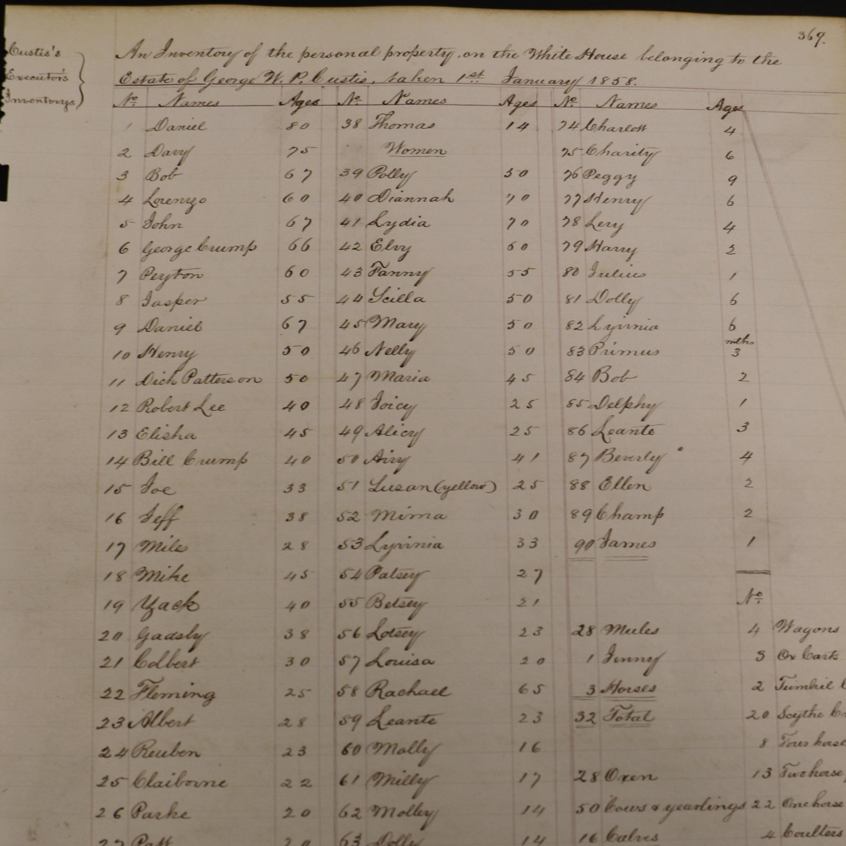 A paper with cursive writing.