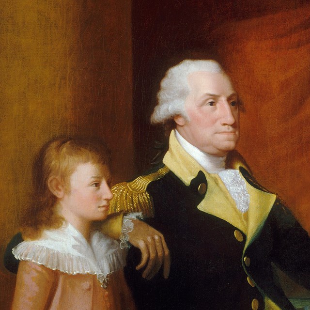 A portrait of George Washington
