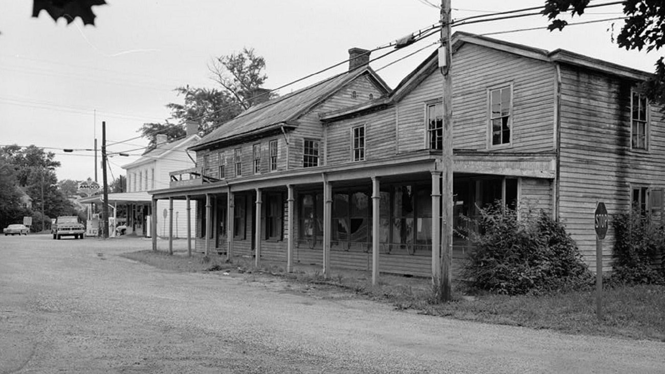 Photo of old buildings in Still Pond District. Library of Congress. 