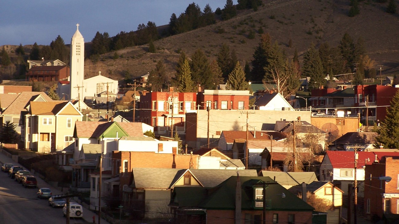 Photo of the Butte Historic District looking over the town. Photo: uploaded by Geologyguy, CC0