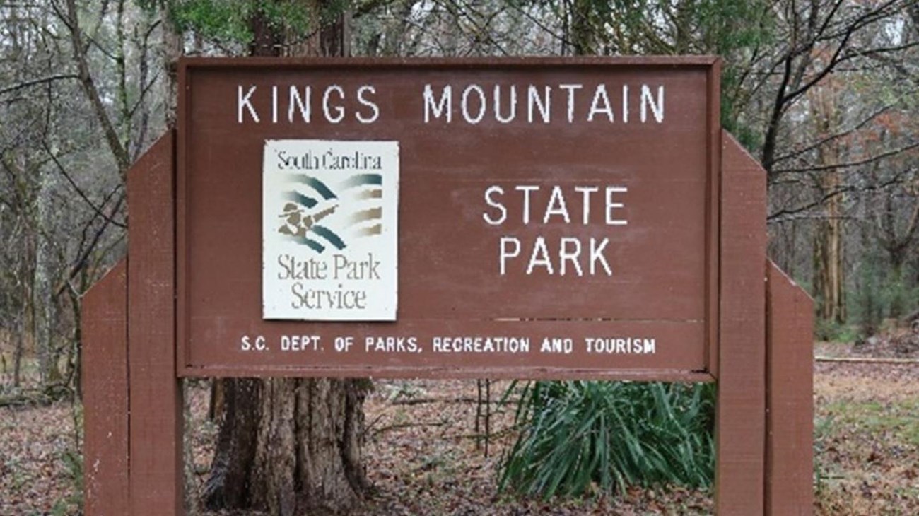 Sign for Kings Mountain State Park