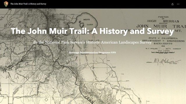 StoryMap for the John Muir trail