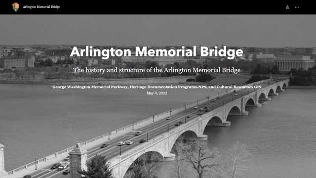 StoryMap of the Arlington Memorial Bridge