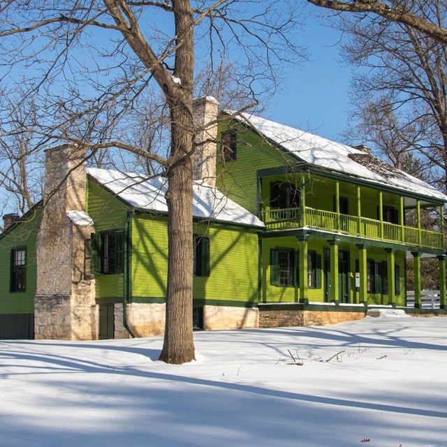 White Haven in the Snow