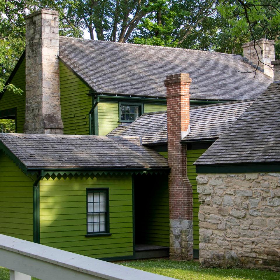 White Haven exterior, back detail
