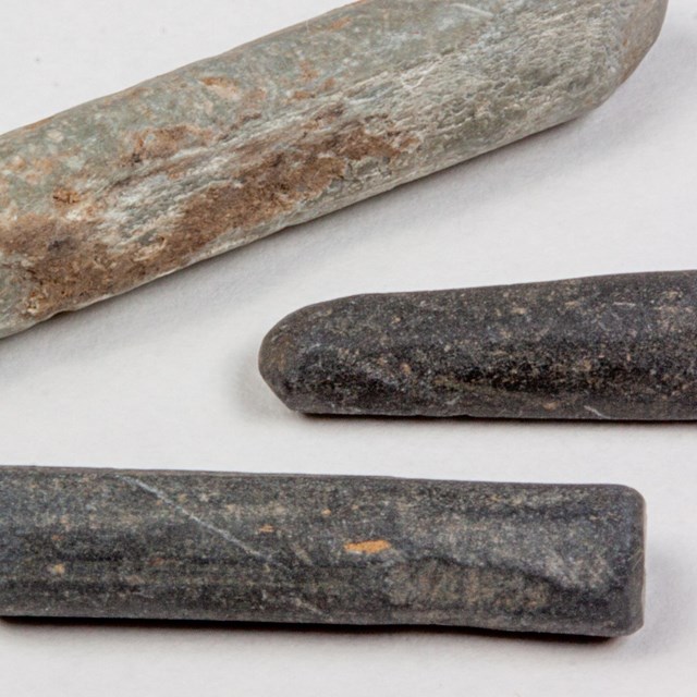 Three slate pencils