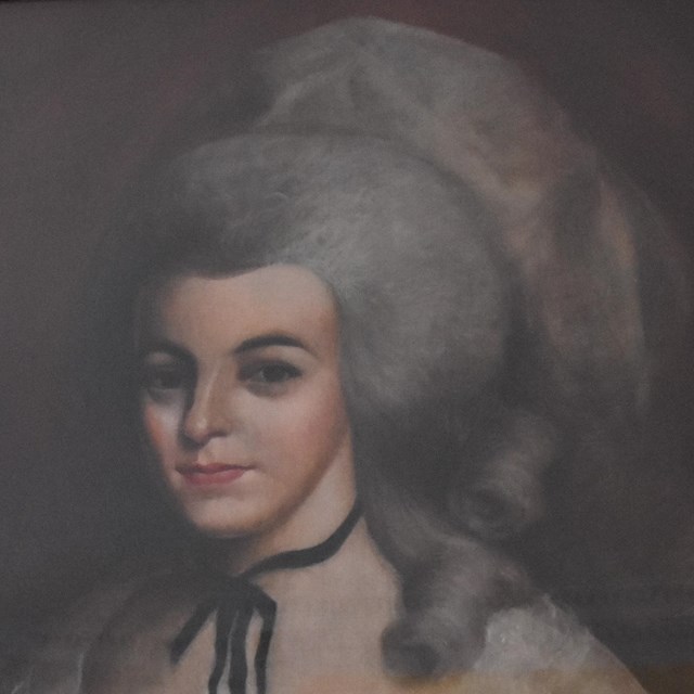 A painted portrait of Elizabeth Hamilton