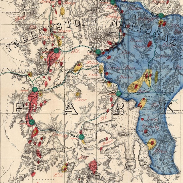 Map of Yellowstone