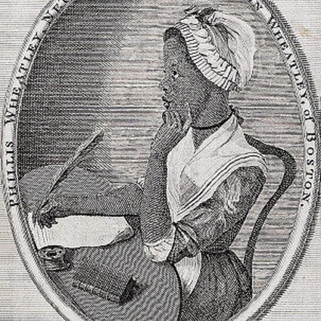 Print of Phillis Wheatley, Library of Congress Rare Book and Special Collections