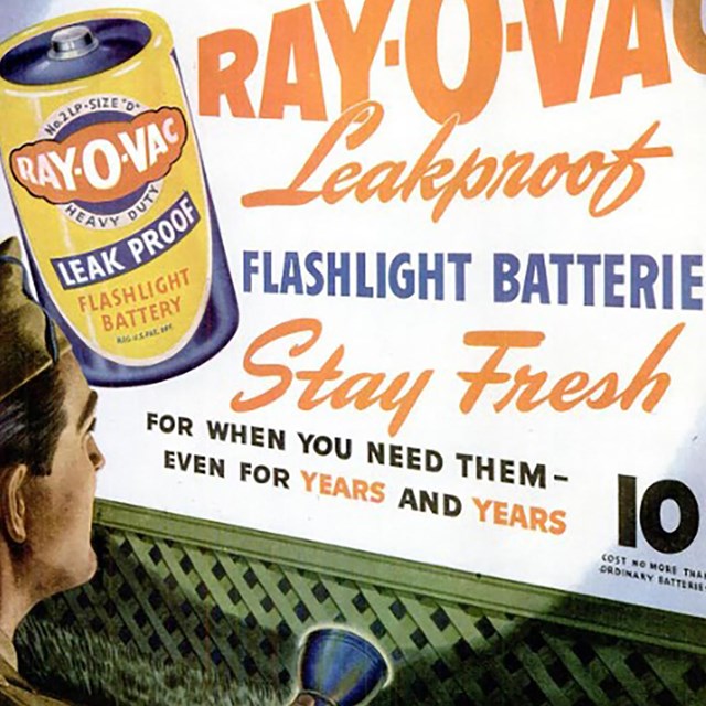 Ad for Ray O Vac batteries