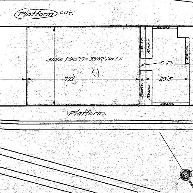 D. L. & W. Old Storehouse diagram