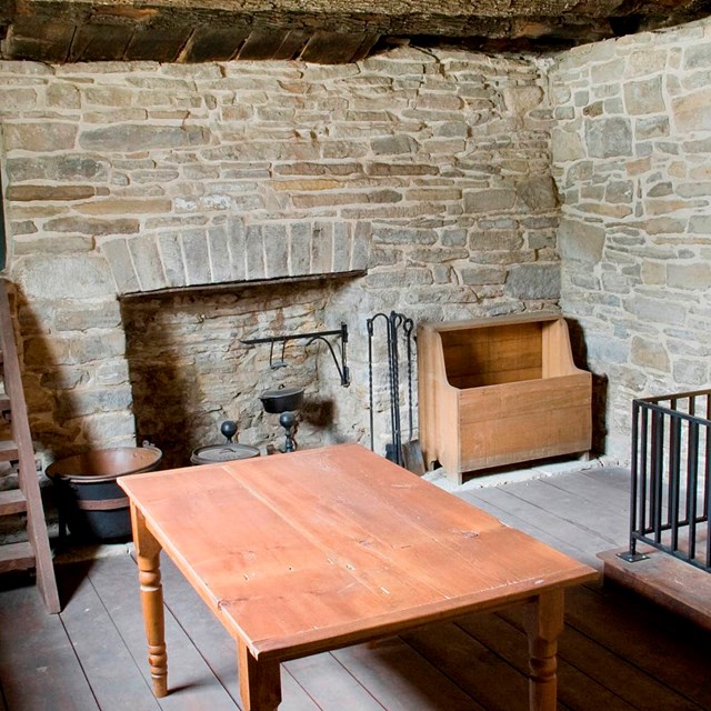 (Winter kitchen, interior)