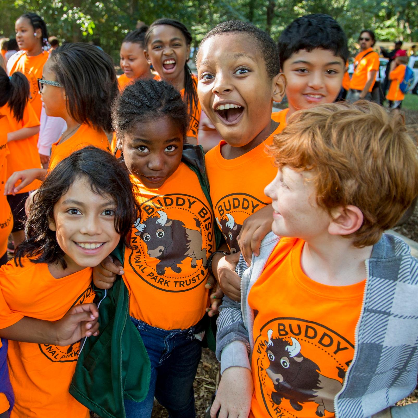 Group of smiling kids