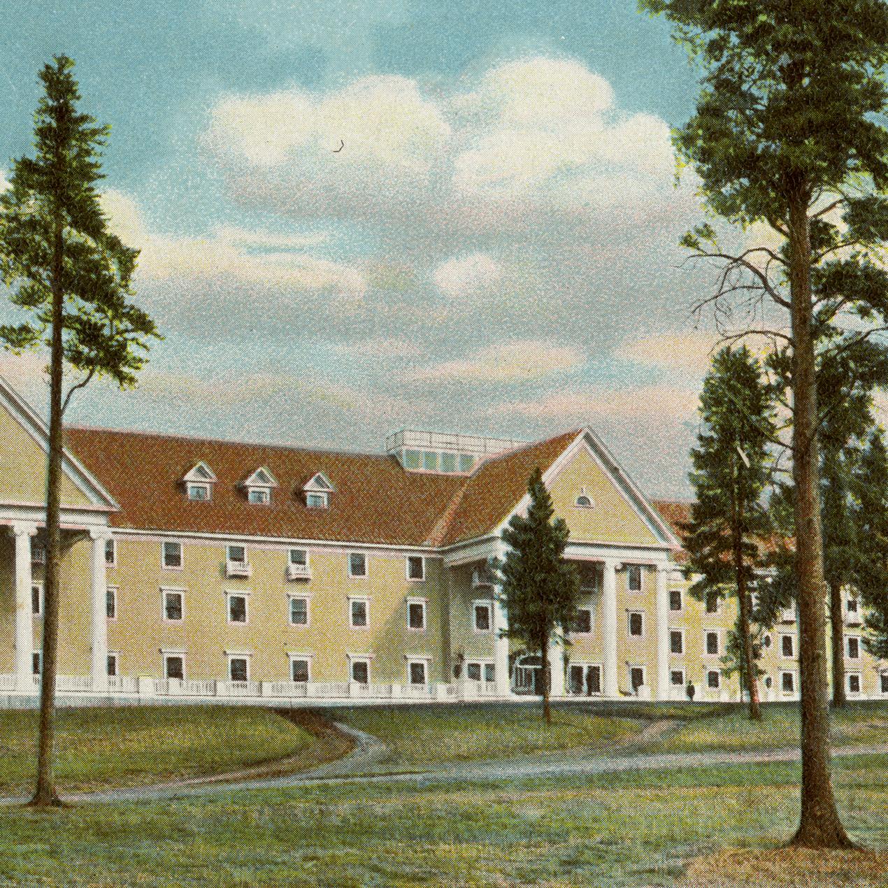 No. 180 - Lake Hotel - Yellowstone Park (Postcard)