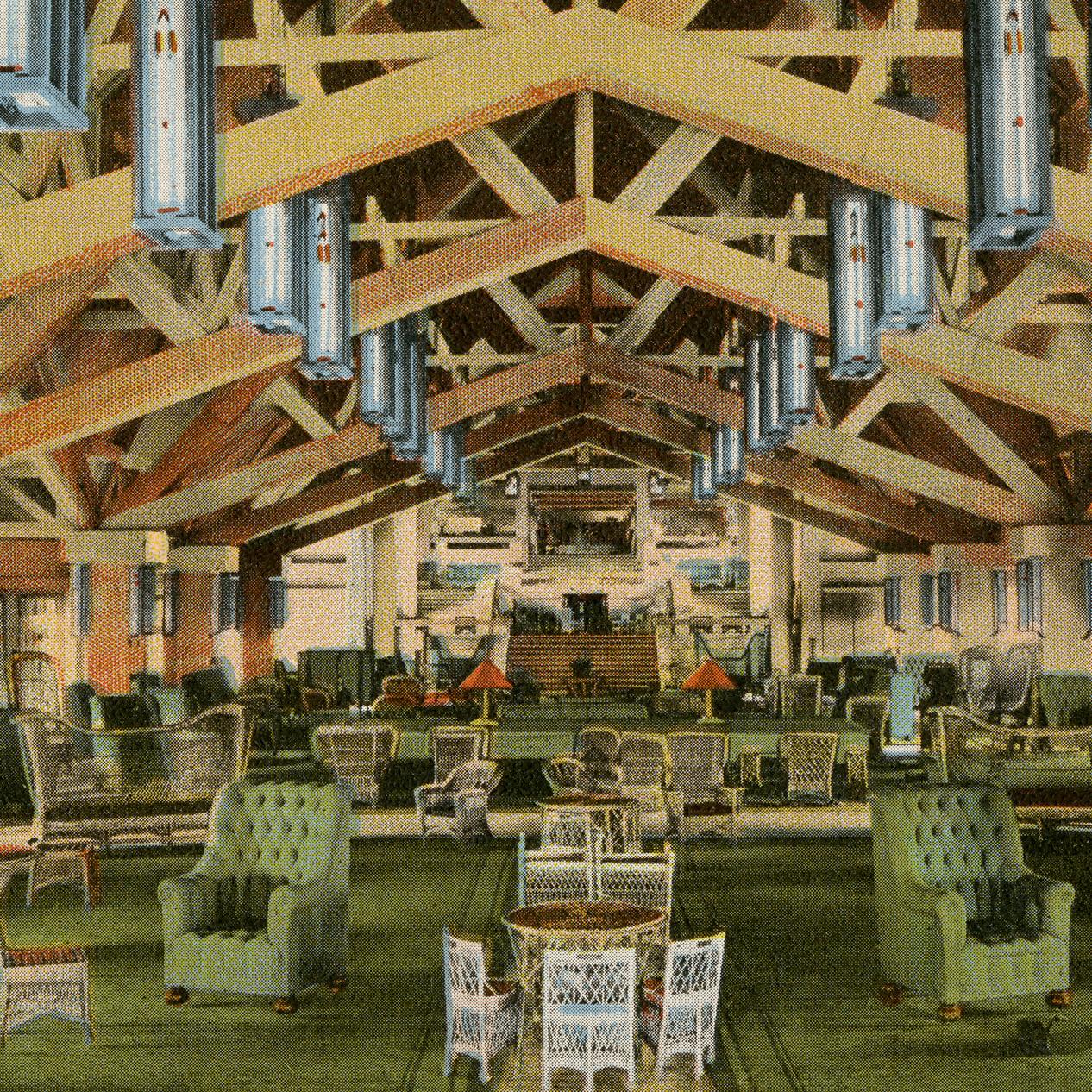 Grand Canyon Hotel, Lounge Toward Office